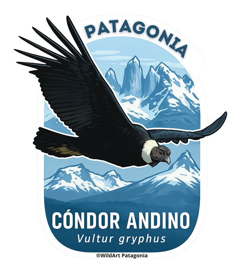 Ilustración de un cóndor andino